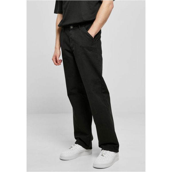 Urban Classics Linen trousers black