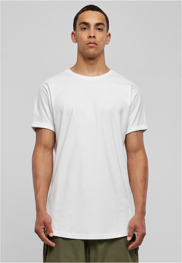 Urban Classics Long T-shirt with a long shape in white