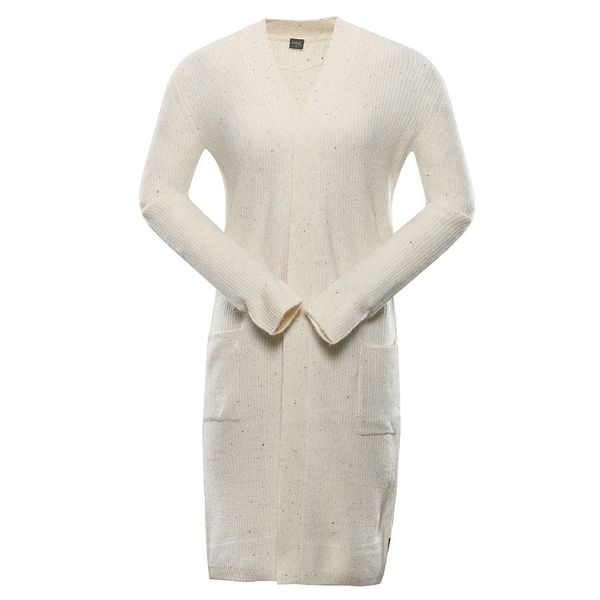 NAX Long women's sweater nax NAX HOXA crème