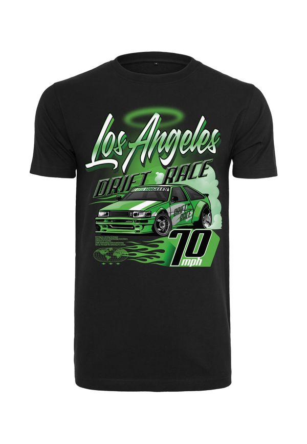 MT Men Los Angeles Drift Race Black T-Shirt