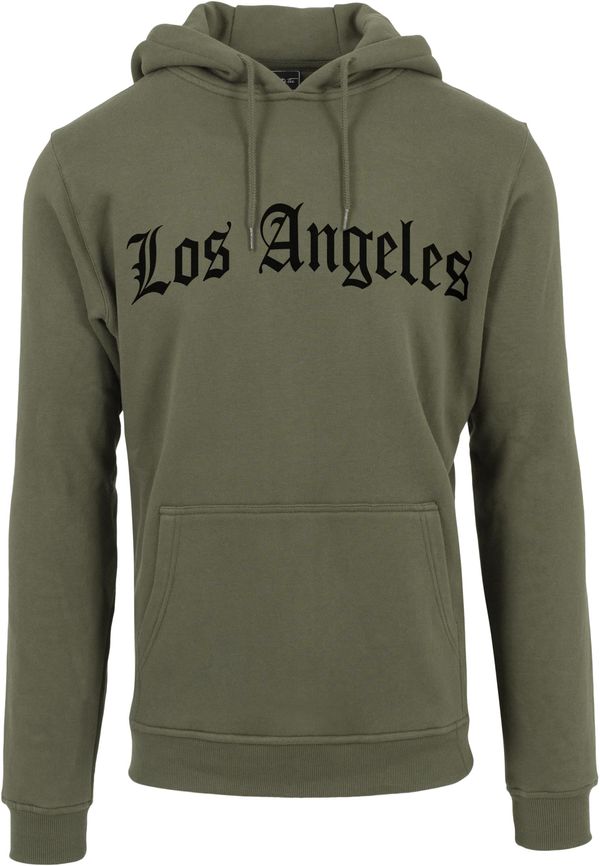 Mister Tee Los Angeles wording Hoody Olive