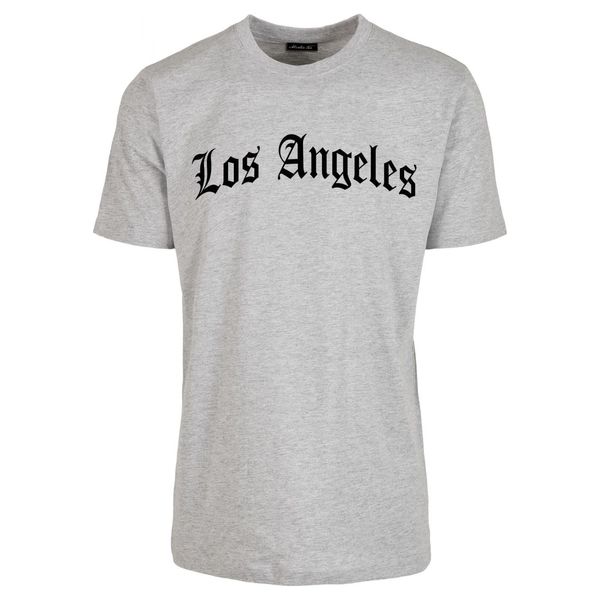 Mister Tee Los Angeles Wording Tee heather grey