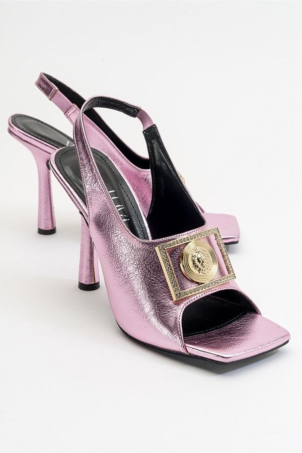LuviShoes LuviShoes Olney Pink Women's Heeled Shoes