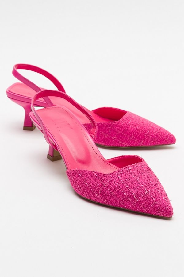 LuviShoes LuviShoes OVER Pink Women's Heeled Shoes