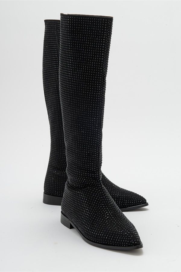 LuviShoes LuviShoes VERANO Black Women's Black Stone Boots
