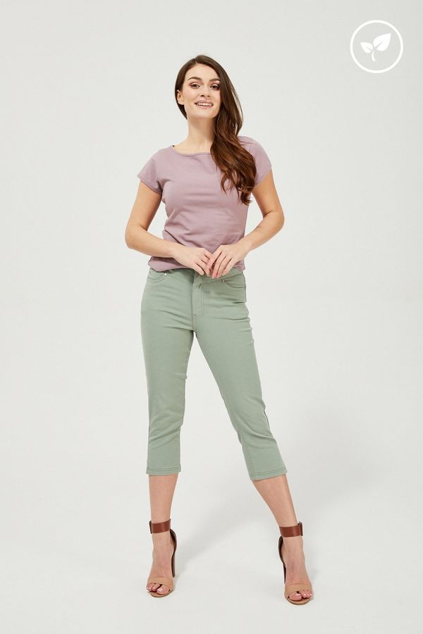 Moodo Lyocell trousers - olive