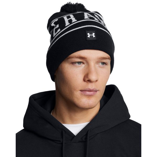 Under Armour M Halftime Pom Beanie-BLK