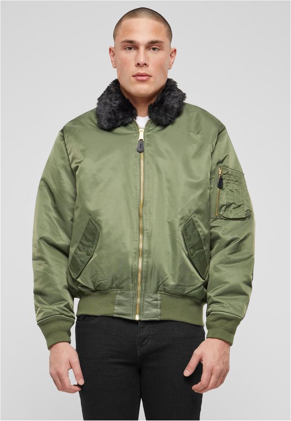 Brandit MA2 Jacket fur collar olive