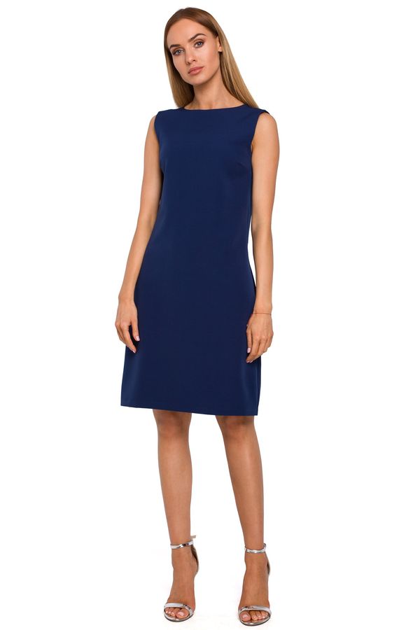 Made Of Emotion Made Of Emotion Woman's Dress M490 Navy Blue