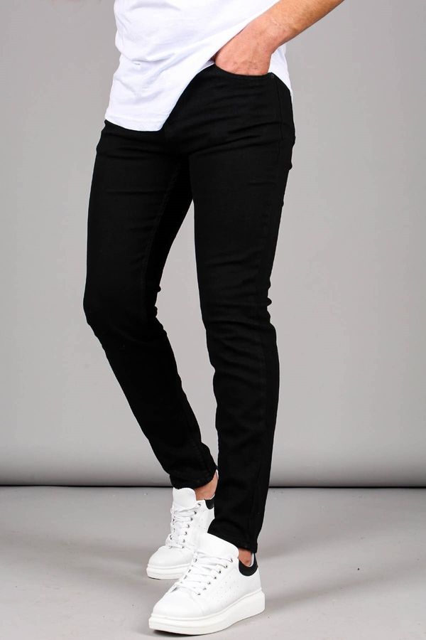 Madmext Madmext Black Lycra Skinny Fit Men's Jeans 6302