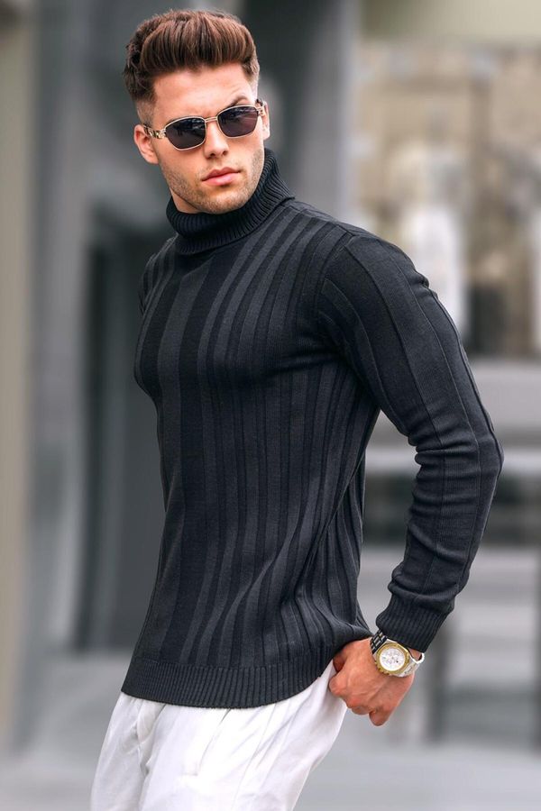 Madmext Madmext Black Turtleneck Knitwear Sweater 5764