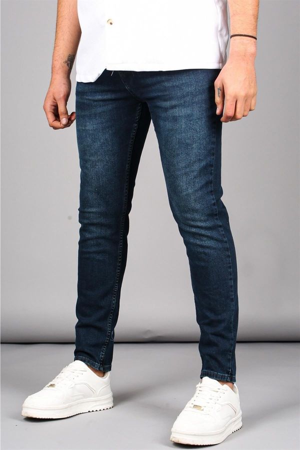 Madmext Madmext Blue Skinny Fit Men's Jean Trousers 6338