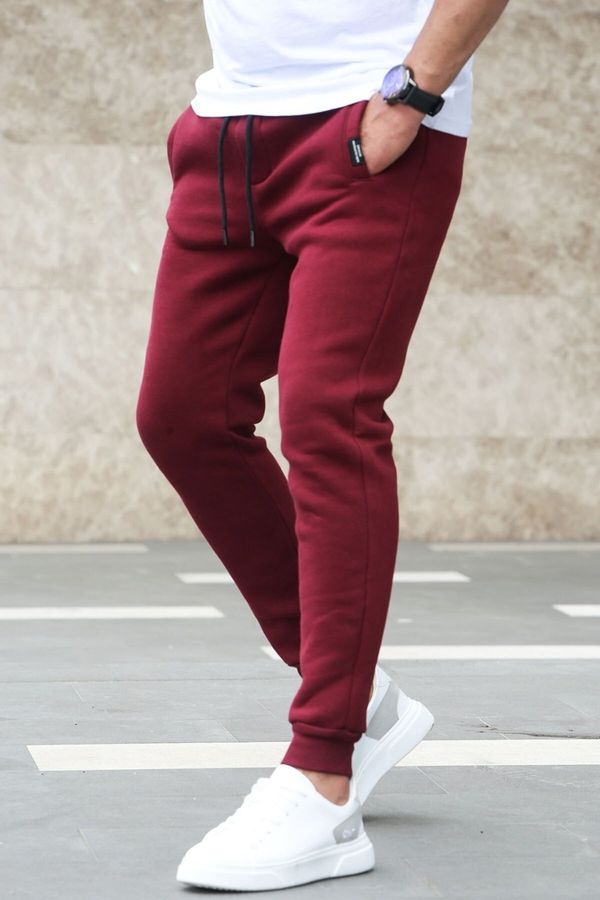 Madmext Madmext Claret Red Basic Tracksuit 4210