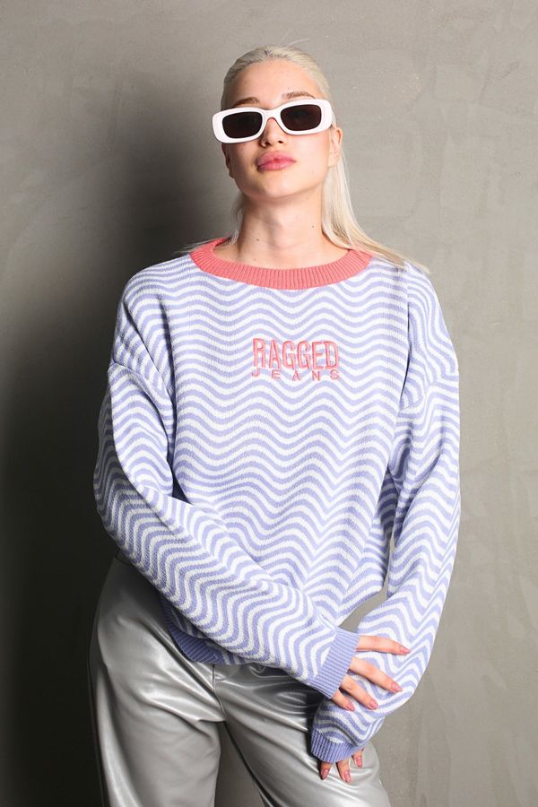 Madmext Madmext Lilac Oversize Women's Sweater
