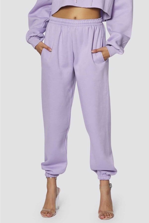 Madmext Madmext Mad Girls Lilac Basic Women's Tracksuit Mg771