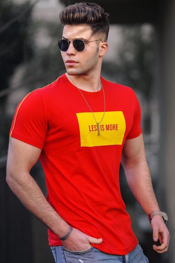 Madmext Madmext Men's Red T-Shirt 4981