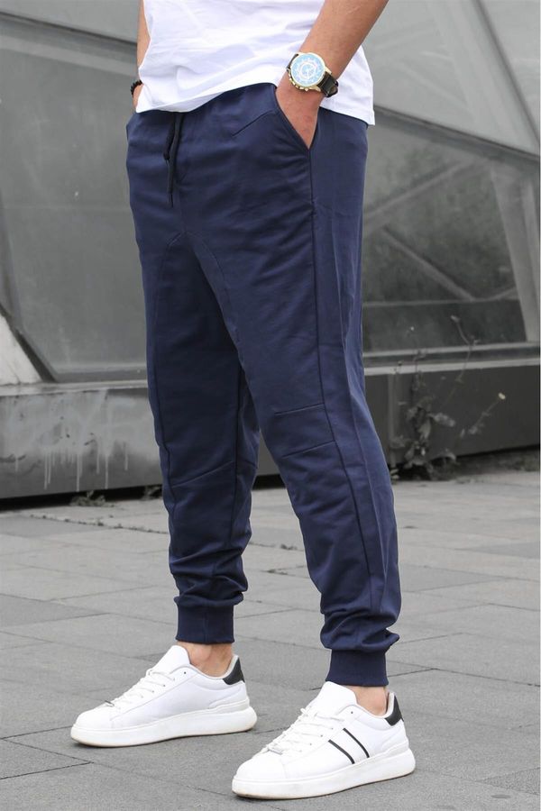 Madmext Madmext Navy Blue Men's Tracksuits with Elastic Legs 4800