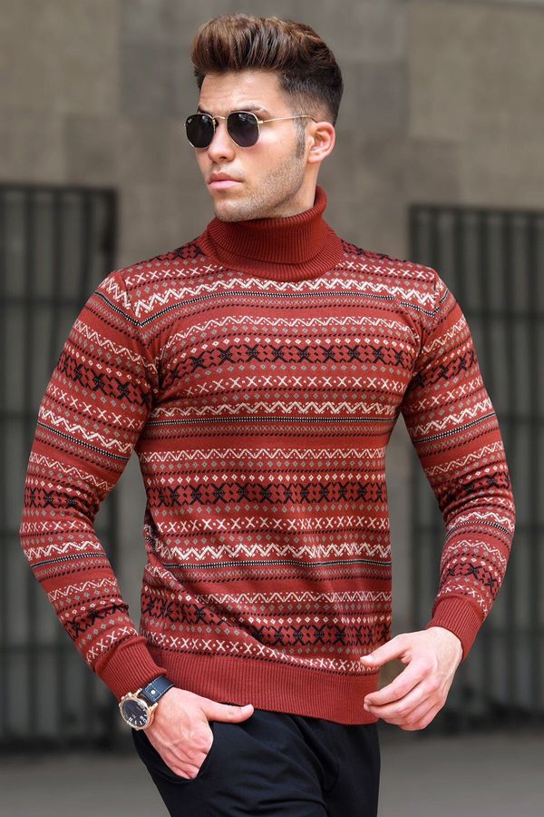 Madmext Madmext Tile Turtleneck Knitwear Sweater 5170