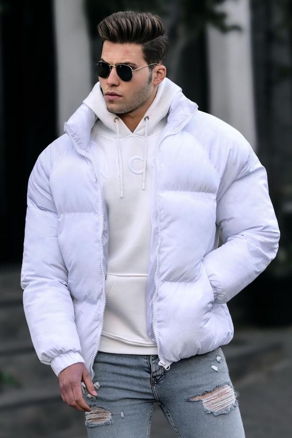 Madmext Madmext White Down Jacket 5064