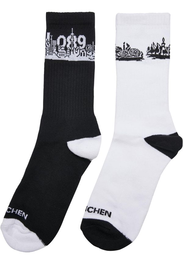 MT Accessoires Major City 089 Socks 2-Pack Black/White