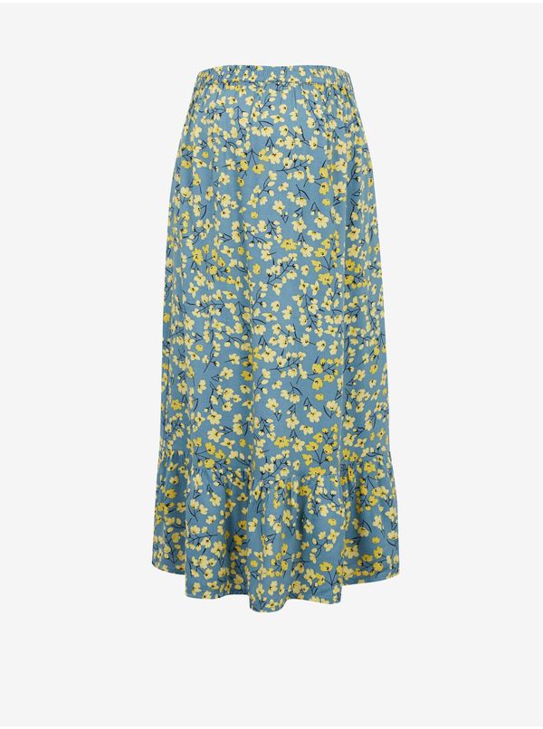 Mama.licious Mama.licious Fransisca Yellow-Blue Floral Maternity Skirt - Women