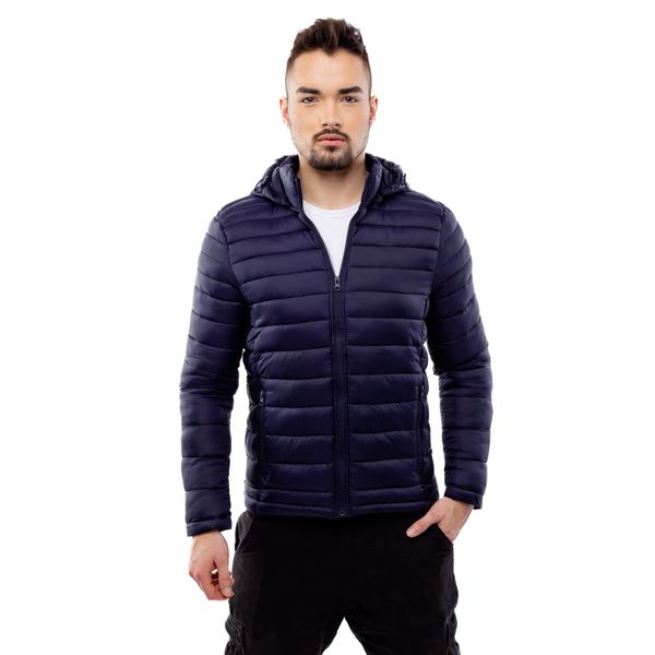 Glano Man Quilted Jacket GLANO - navy