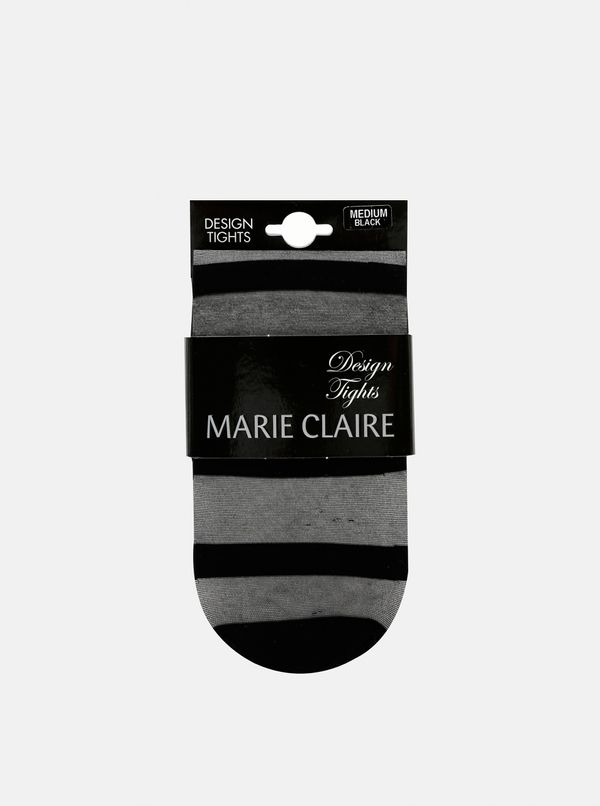 Marie Claire Marie Claire Black Striped Tights