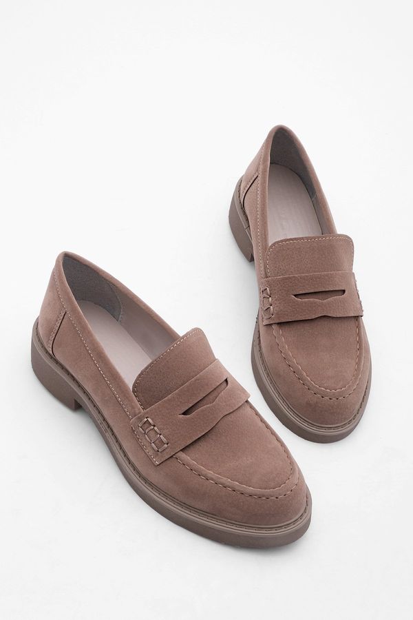 Marjin Marjin Women's Loafers Loafers Casual Shoes Andel Mink