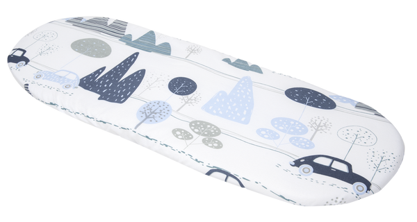 Medi Partners Medi Partners Fitted sheet for a stroller – cotton – Retro Cars
