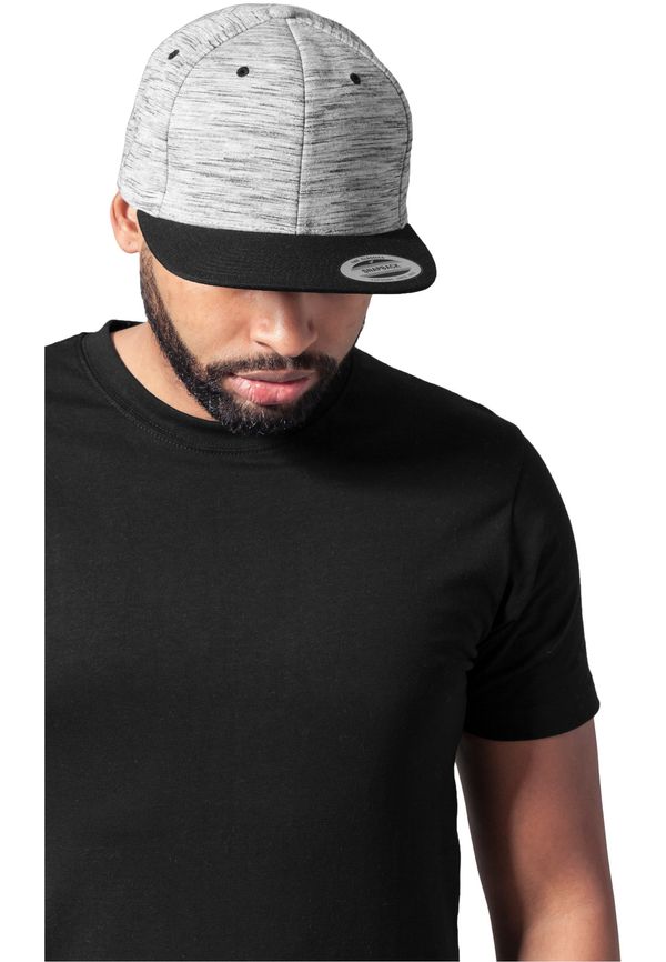 Flexfit Melange Crown Snapback Stripes blk/grey