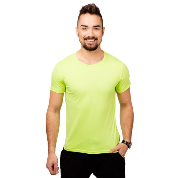 Glano Men T-shirt GLANO - bright green