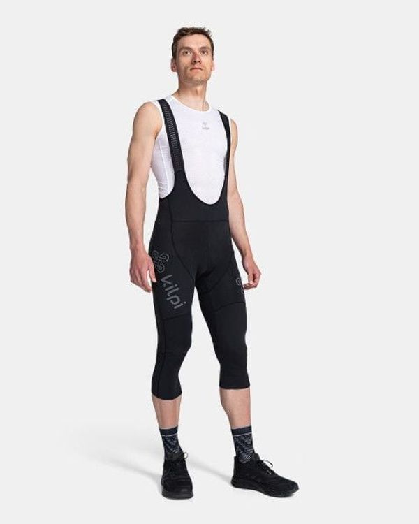 Kilpi Men's 3/4 cycling leggings KILPI ARENAL-M black