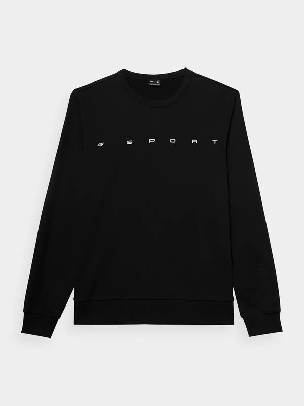 4F Men's 4F Cotton Sweatshirt - Black