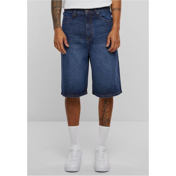 Urban Classics Men's 90's Heavy Denim Shorts Blue