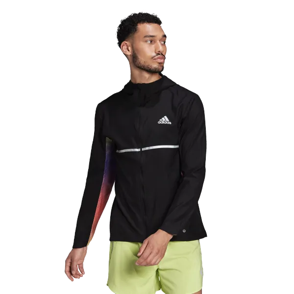 Adidas Men's adidas Own The Run Colorblock Jacket Black XL