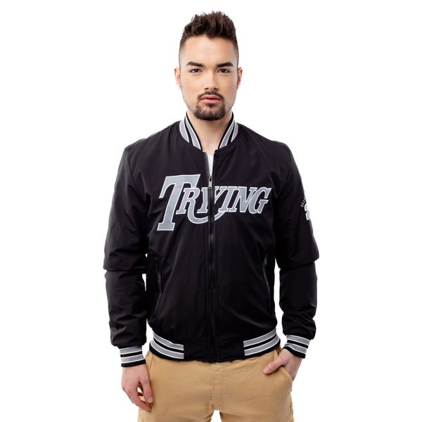 Glano Men's Baseball Jacket GLANO - Black