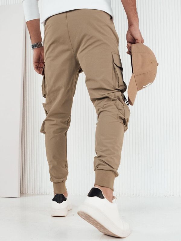 DStreet Men's Beige Cargo Pants Dstreet