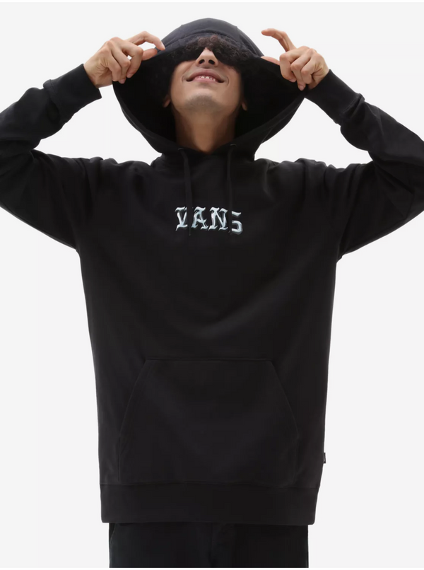 Vans Men's Black Hooded Sweatshirt VANS Crossbones - Men's
