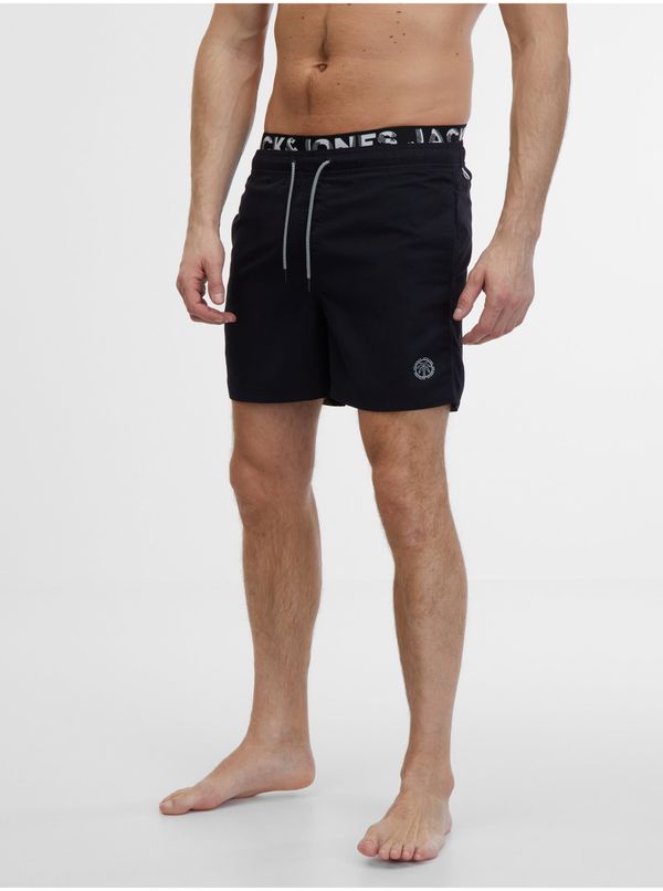 Jack & Jones Men's Black Swimsuit Jack & Jones Fiji - Men's