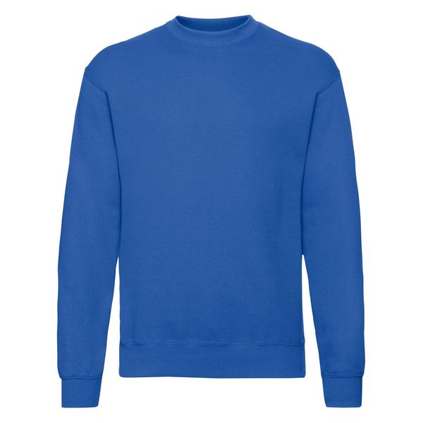 Fruit of the Loom Men's Blue Sweatshirt Set-in Sweat Fruit of the Loom