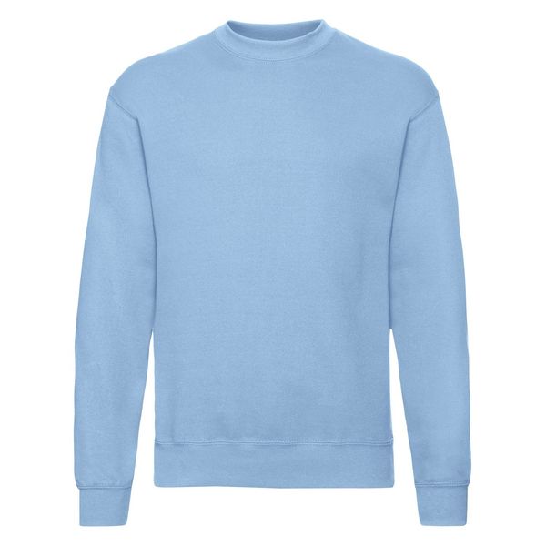 Fruit of the Loom Men's Blue Sweatshirt Set-in Sweat Fruit of the Loom