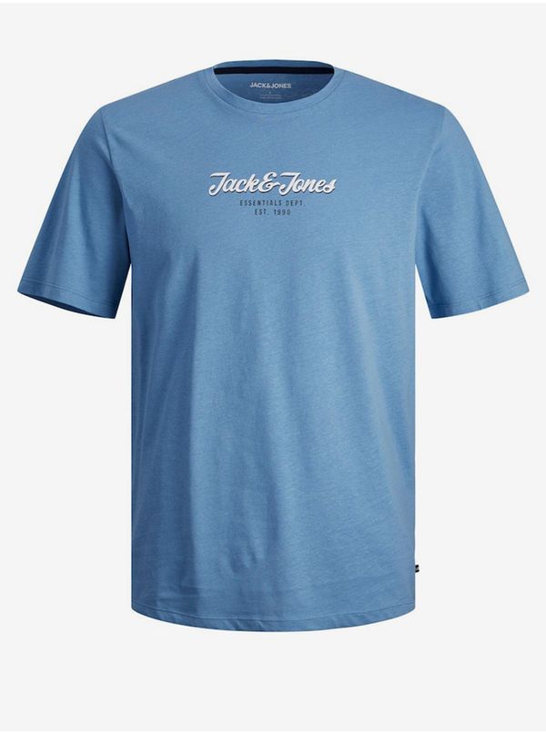 Jack & Jones Men's Blue T-Shirt Jack & Jones Henry - Men's