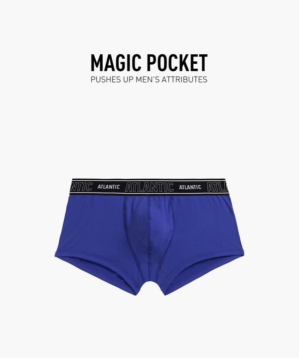 Atlantic Men's Boxer Shorts ATLANTIC Magic Pocket - Purple