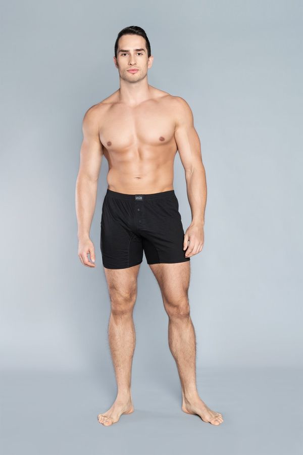 Italian Fashion Men's boxer shorts Baster - black