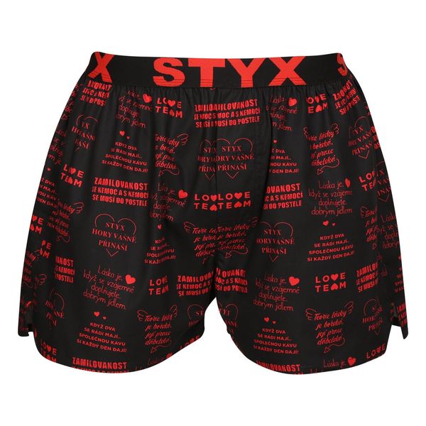 STYX Men's boxer shorts Styx art sports rubber Valentine's Day texty