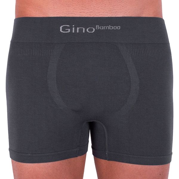 Gino Men's boxers Gino bamboo seamless gray