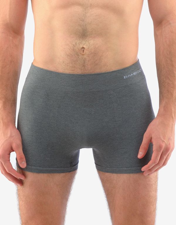 Gino Men's Boxers Gino Seamless Bamboo Grey