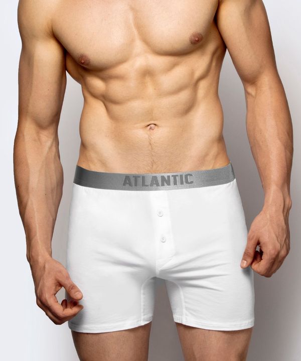Atlantic Men's boxers made of Pima cotton ATLANTIC - white