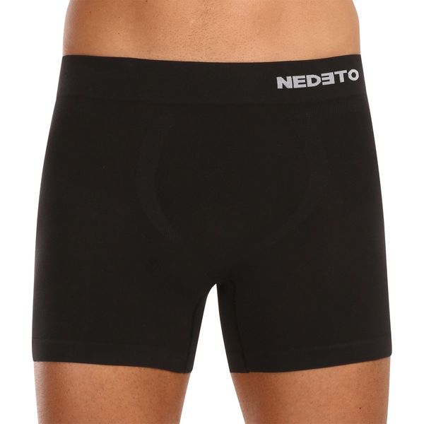 Nedeto Men's boxers Nedeto seamless bamboo black