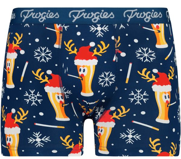 Frogies Men's boxers Smoke beer navy Frogies Christmas